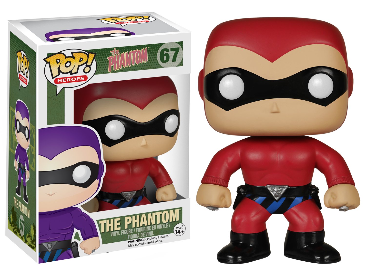 アメコミ FUNKO POP! THE PHANTOM 67 Amazon.com: Funko POP Heroes: The Phantom - Red Phantom